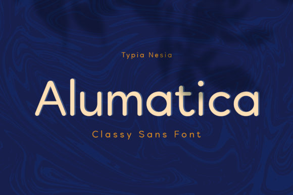 Alumatica: The Minimal Sans Serif Font for Clean Brand Identity