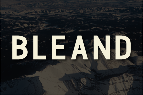 Bleand: A Clean Sans Serif Font for Modern Editorial Design