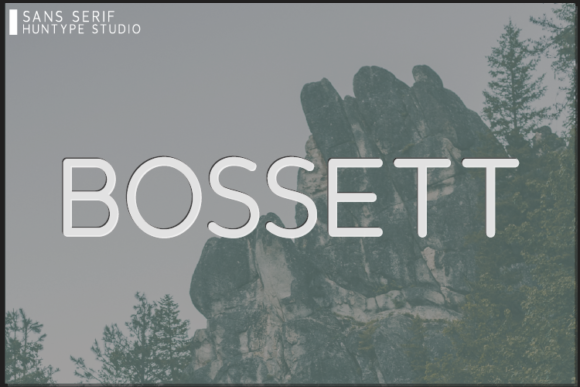Bossett: A Minimalist Sans Serif for Clean Editorial Design