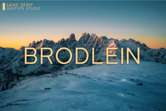 Brodlein Typeface Review: A Minimalist Sans Serif for Clean Branding