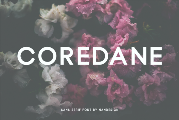 Coredane: A Neat Sans Serif Typeface for Handmade Branding