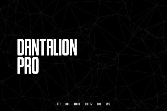 Dantalion Typeface: A Minimalist Sans Serif for Clean Campaign Design