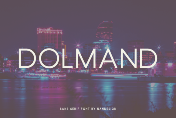Dolmand: A Modern Sans Serif Typeface for Editorial Design