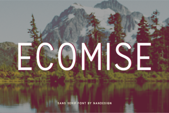 Ecomise: The Versatile Sans Serif Font for Modern Branding
