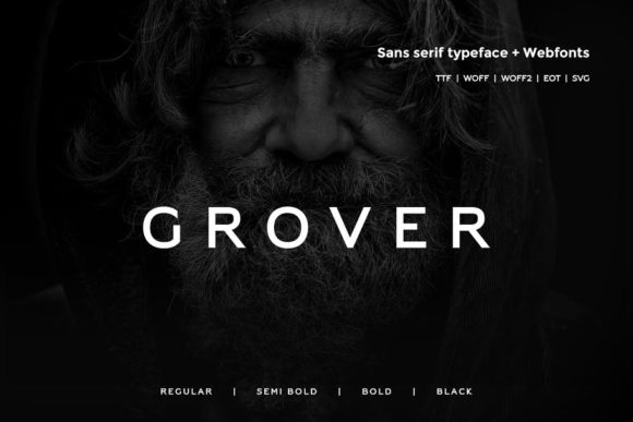 Grover: The Modern Sans Serif Typeface for Scroll-Stopping Marketing