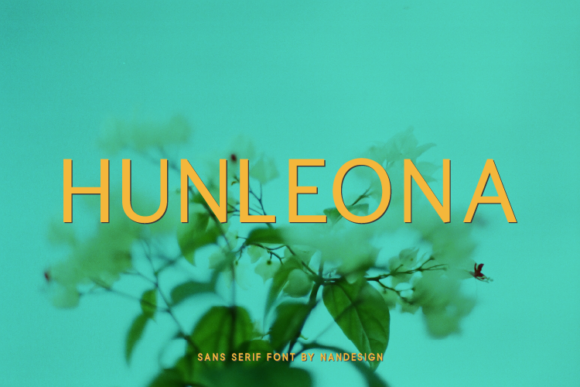 Hunleona: The Minimal Sans Serif Font for Clean Editorial Design