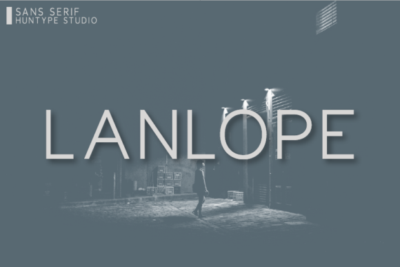 Lanlope: A Clean Sans Serif Font for Modern Digital Branding