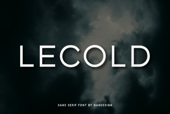 Lecold Typeface: A Minimal Sans Serif for Clean Brand Identity