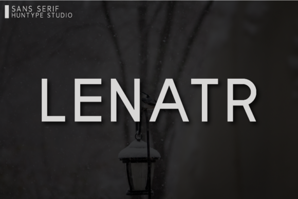 Lenatr: The Clean Sans Serif Font for Modern Crafters