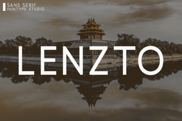 Lenzto: The Modern Sans Serif Typeface for Handmade Branding