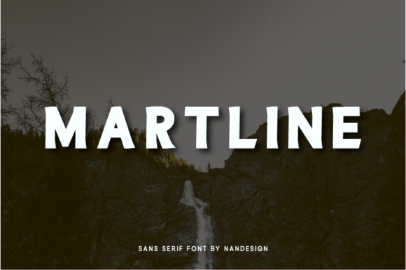 Martline: A Bold Sans Serif Typeface for Modern Editorial Design