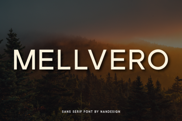 Mellvero: The Minimal Sans Serif Typeface for Clean Digital Interfaces
