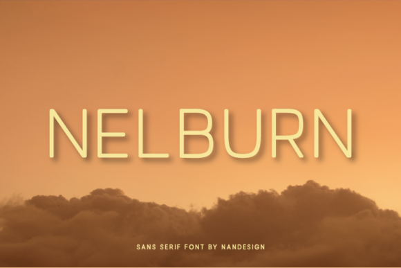 Nelburn: A Clean Sans Serif Typeface for Modern Campaign Design