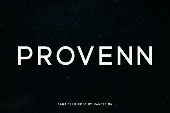 Provenn: The Minimal Sans Serif Typeface for Clean Editorial Design