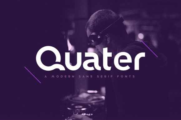 Quater Typeface: A Modern Sans Serif for Digital Branding