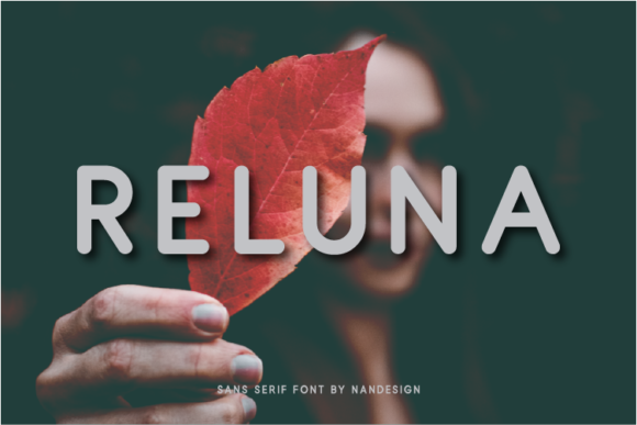 Reluna: A Modern Sans Serif Typeface for Digital Design