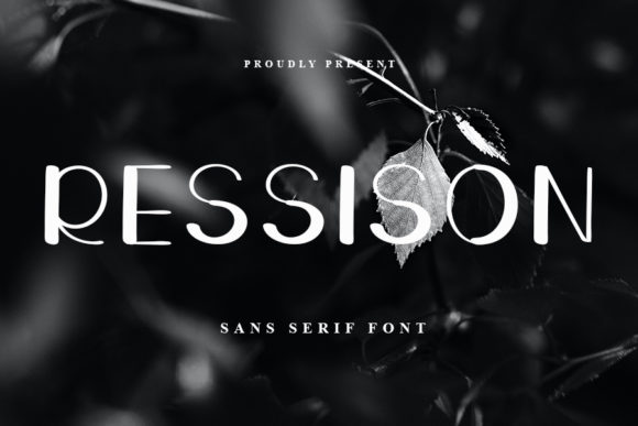 Ressison: A Bold Sans Serif Typeface for Modern Editorial Design