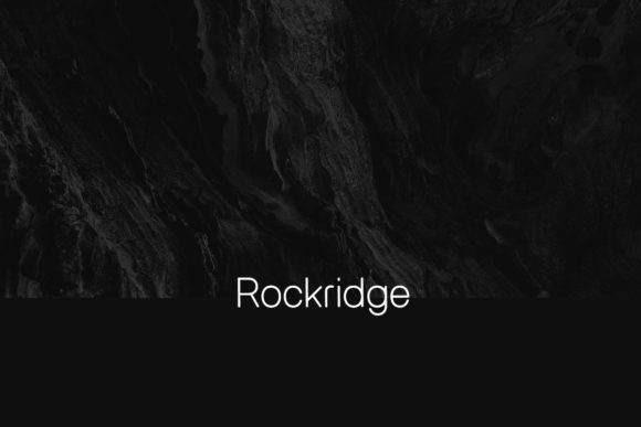 Rockridge: A Clean Sans Serif Typeface for Modern Editorial Design