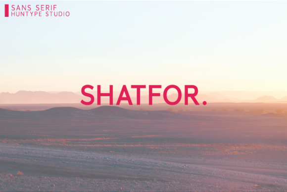 Shatfor: The Minimal Sans Serif Typeface for Clean Digital Interfaces