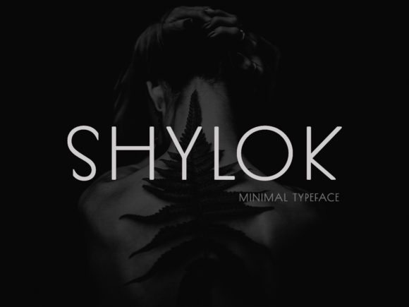 Shylok: The Minimal Sans Serif Typeface for Clean Craft Designs