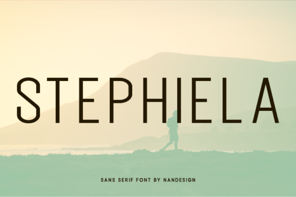 Stephiela: A Minimal Sans Serif Typeface for Modern Brand Identity