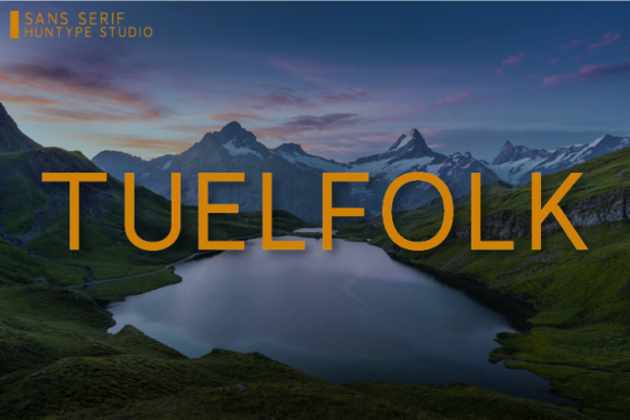 Tuelfolk: The Versatile Sans Serif Font for Handmade Branding