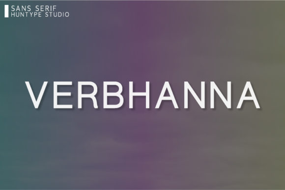 Verbhanna: The Minimal Sans Serif Font for Clean Craft Designs