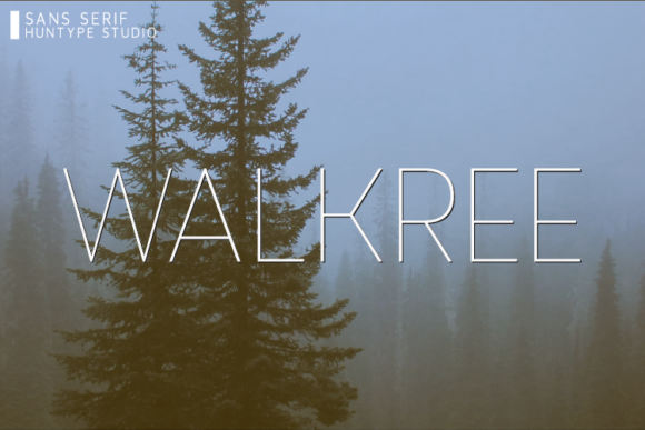 Walkree: The Minimal Sans Serif Font for Clearer Campaign Design